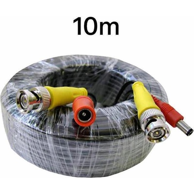 Foxgood Кабел за cctv Камери със Захранване 10м (1120-10)