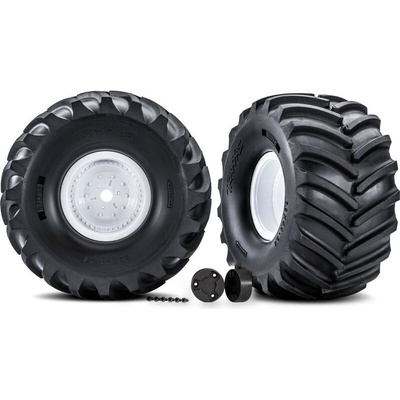 Traxxas koleso disk biely pneu Terra Groove pár