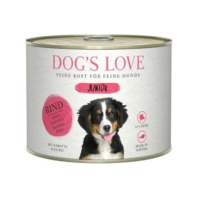 Dog's Love Junior Classic hovädzie 200 g
