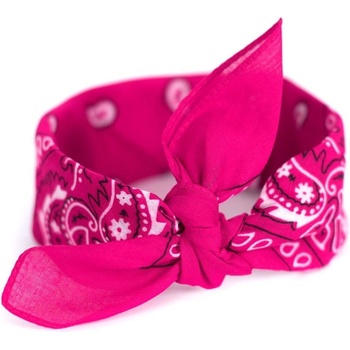 Art of Polo šátek do vlasů pin-up výrazně růžový