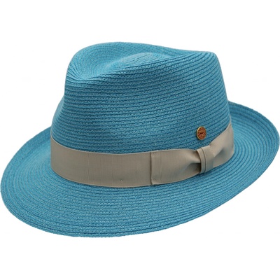 crushable letní klobouk Trilby Mayser Maleo UV faktor 80 tyrkysový