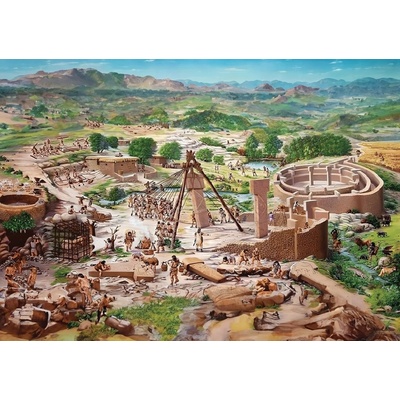 Art Göbeklitepe Şanlıurfa 1000 dielov