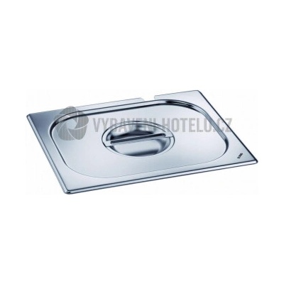 Vieko nerezové GN 1/6 plné s otvorom pre naberačku 14,2 x 17,6 cm 3173250
