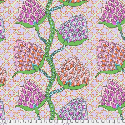 Free Spirit Paisley Flower - Pastel - February 2024, Kaffe Fassett