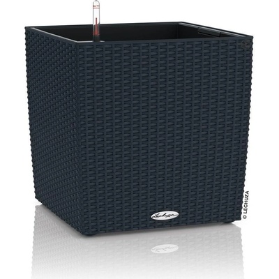 Květináč Lechuza Cube Cottage Černá 40 cm