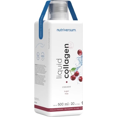 Nutriversum Liquid Collagen 10 000 mg Sugar Free čerešňa 500 ml