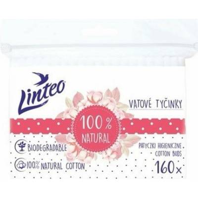 Linteo Papírové Vatové tyčinky 160 ks