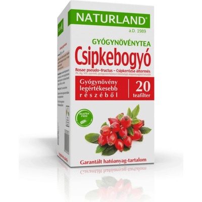 Naturland ŠÍPKOVÝ čaj ovocný čaj 20 x 2,5 g