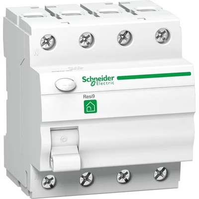 Schneider Electric R9R11425 RESI9 AC клас 25A, 30mA 4 полюсен прекъсвач (R9R11425)