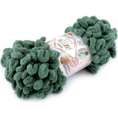 Pletací příze Alize Puffy 100 g Varianta: 30 (532) zelená, Balení: 1 ks 48994/118529/241200