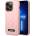 KARL LAGERFELD Кейс Karl Lagerfeld KLHCP14LRUPKLPP за iPhone 14 Pro 6.1", твърд, розов / розов, 3D Monogram (KF001159-0)
