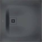 Duravit Sustano - Душ-тава, 80x80 см, DuraSolid, матово тъмно сиво 720269650000000 (720269650000000)