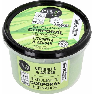 Organic Shop Refining body scrub lemongrass & sugar 250 ml