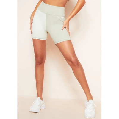 Missy Empire Къси панталони Missy Empire Missy Sport Colour Block Gym Shorts - Green