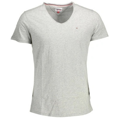 Tommy Hilfiger stylové pánské tričko s krátkým rukávem Grey