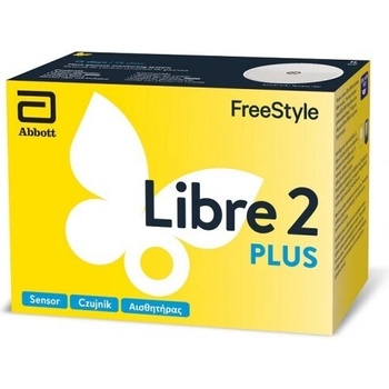 ABBOT Сензор за наблюдение на кръвната захар , Abbott Free Style Libre 2 Plus Glucose Measurement Sensor with Bluetooth