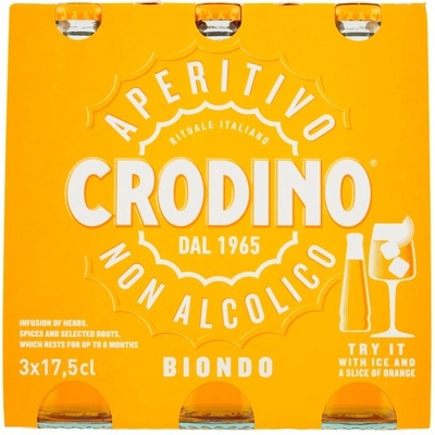 Crodino Aperitivo Non Alcolico 3 x 0,175 l