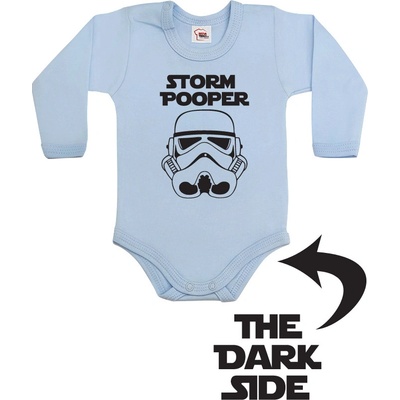 Body s potiskem Star Wars Storm Pooper Světlá modrá Canvas Dětské body Bezvatriko.cz