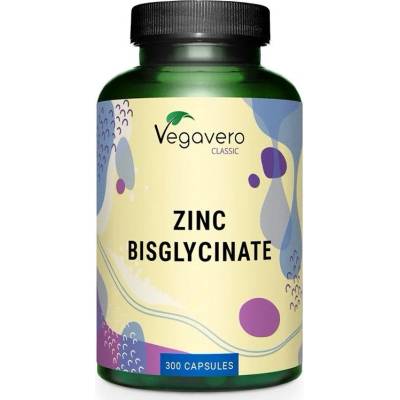Vegavero Цинк бисглицинат, 12.5 mg, 300 капсули, Vegavero (VV-VITA-395)