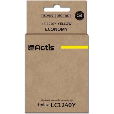 KB-1240Y ink (replacement for Brother LC1240Y/LC1220Y; Standard; 19 ml; yellow) (KB-1240Y)