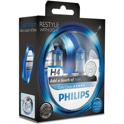 Philips ColorVision Blue 12342CVPBS2 H4 P43t-38 12V 60/55W