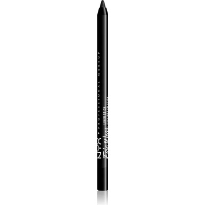 NYX Professional Makeup Epic Wear Liner Stick водоустойчив молив за очи цвят 08 - Pitch Black 1.2 гр