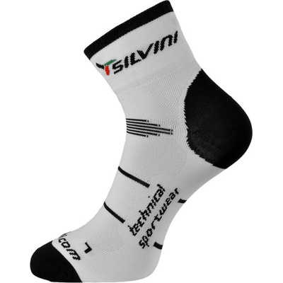 Silvini Cyklistické ponožky ORATO UA445 white