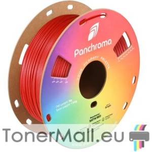 Polymaker PLA филамент Polymaker Panchroma Satin PLA, 1.75 mm, 1.0 kg, Red - tonermall