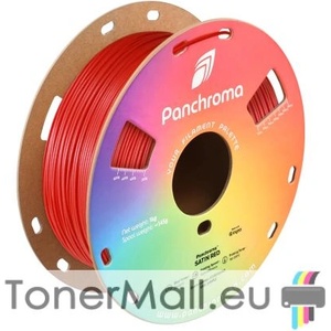 Polymaker PLA филамент Polymaker Panchroma Satin PLA, 1.75 mm, 1.0 kg, Red - tonermall
