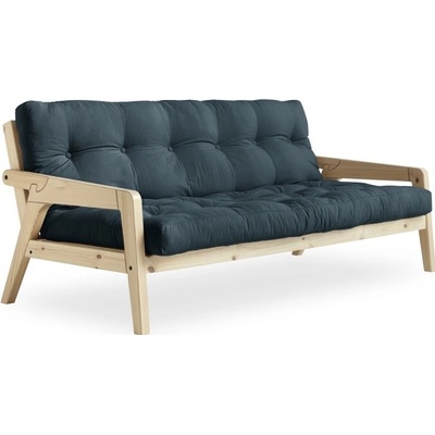 Karup Design GRAB SOFA natural pine z borovice 130*190 cm petrol blue