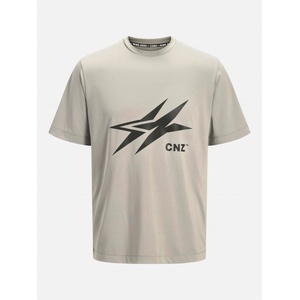 Jack and Jones Тениска Jack and Jones Men's Logo Oversized T-Shirt - Gray Flannel