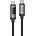 hoco. U148 кабел за данни Type-C - Type-C, 120 см, ЧЕРЕН U148_USB_C_240_B (U148_USB_C_240_B)