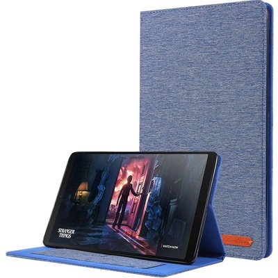 Vsechnonamobil 127671 FABRIC Zaklápěcí kryt pro Samsung Galaxy Tab A 10.1 2019 T515 / T510 modrý