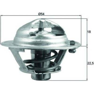 Termostat, chladivo MAHLE TX 166 85D