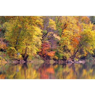 Dimex MS-5-1826 Vliesová fototapeta Odraz podzimní krajiny rozměry 375 x 250 cm