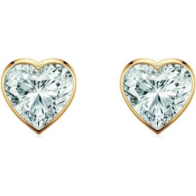 SAVICKI Náušnice Pure žluté zlato diamanty PURE-K-HE-009-DIA-Z