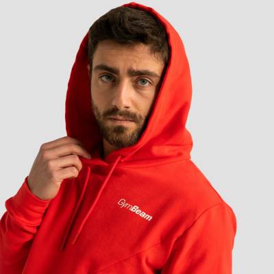 GymBeam mikina Limitless Hoodie Hot Red