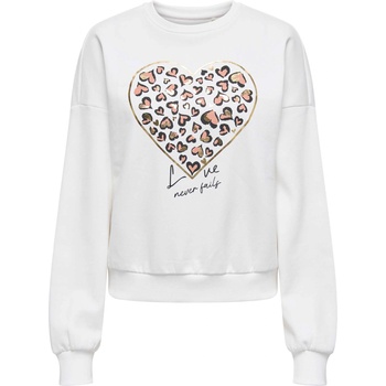 ONLY Блуза onltammie l/s leo print o-neck swt