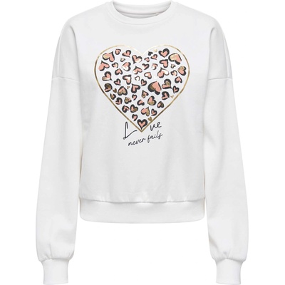 ONLY Блуза onltammie l/s leo print o-neck swt