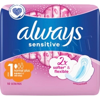 Always Ultra Single Sensitive Normal Plus 10 ks