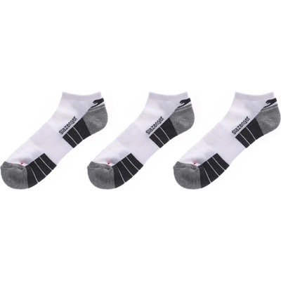 Slazenger Мъжки чорапи Slazenger 3 Pack Trainer Socks Mens - White