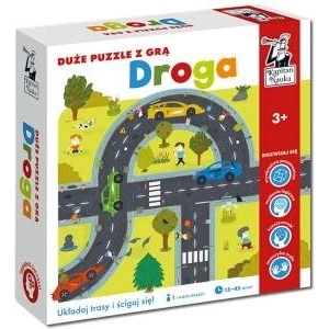 Kapitan Nauka Puzzle Game Road of the street set make a route GR0532