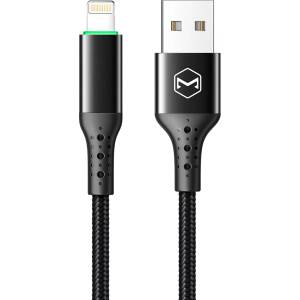 Xmart Lightning кабел Xmart Nest Seires, 1.2м, Черен (10480)