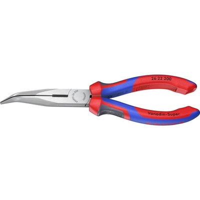 Knipex 26 22 200 dílna ploché jehlové kleště 40° zahnuté vanadová elektrikářská ocel 200 mm – Zbozi.Blesk.cz