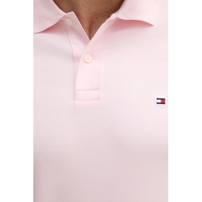 Tommy Hilfiger тениска с яка мъжка от памук (MW0MW39994)