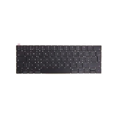 Klávesnice pro Apple MacBook Pro Retina 15" A1707 verze Touch Bar , CZ rozložení kláves, zahnutý enter