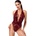 Noir Handmade F386 Kink Royal Cascade Bodysuit Burgundy S