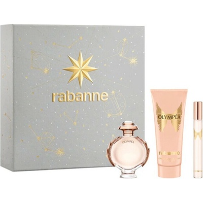 Rabanne Olympea EDP 50 ml + tělové mléko 100 ml + EDP 10 ml