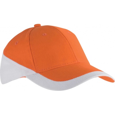 K-UP Unisex s pruhem Racing oranžová bílá