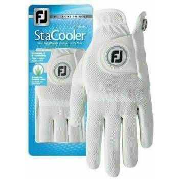 Footjoy Stacooler Fashion White Лява ръка L Дамски ръкавици (67120E-L)